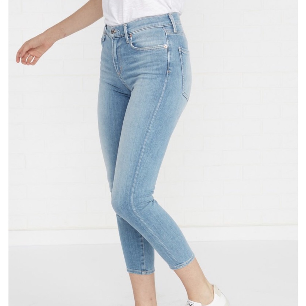 AGOLDE Exclusive Sophie Crop in Pacify